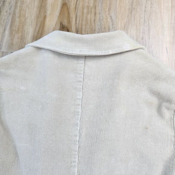 💜Finesse Cream Corduroy Fitted Jacket Large - Picture 5 of 9
